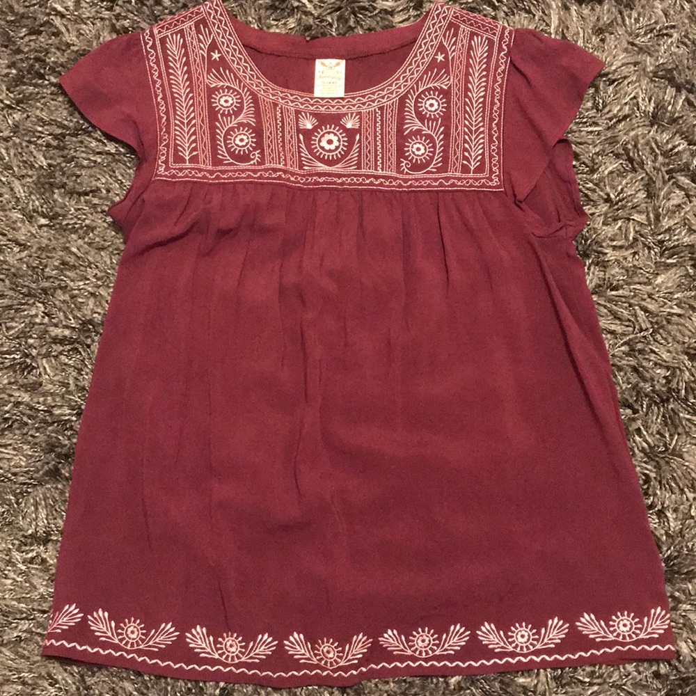 Boho Embroidered T-Shirt
